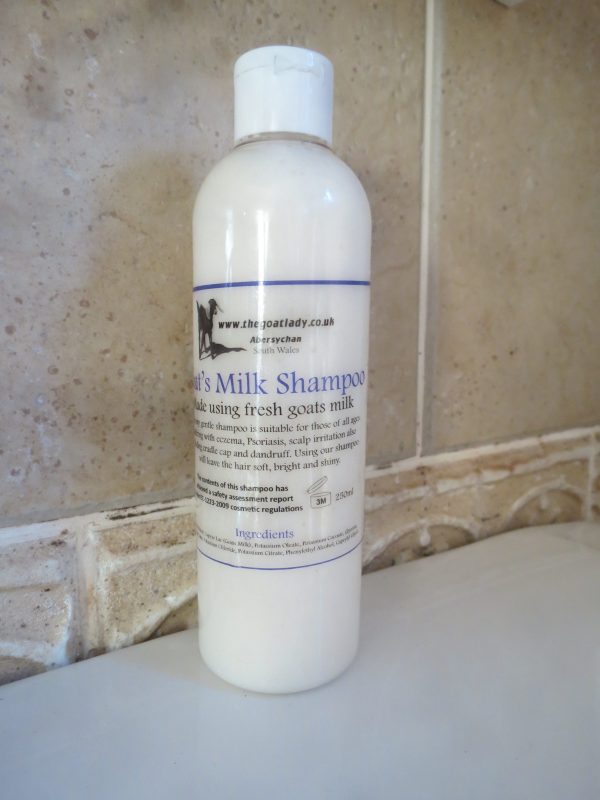Goats Milk Shampoo 250ml Goats milk soap South Wales Skin care